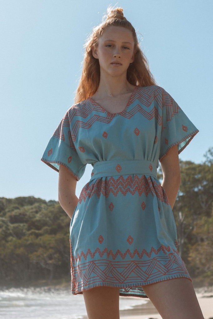 Women's Mini Kaftan Dress